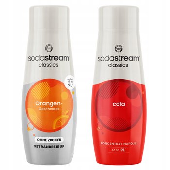 Syropy SodaStream Orange Zero Pomarańcza Bez Cukru + Cola - SodaStream