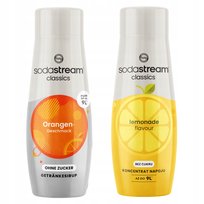 Syropy SodaStream Orange Zero Pomarańcza Bez Cukru + Lemoniada Lemonade