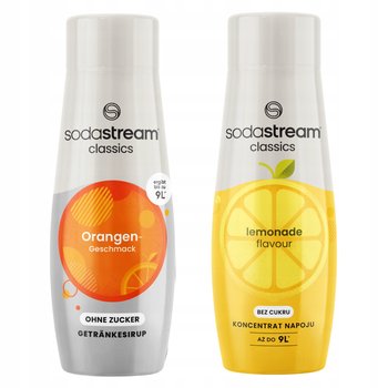 Syropy SodaStream Orange Zero Pomarańcza Bez Cukru + Lemoniada Lemonade - SodaStream
