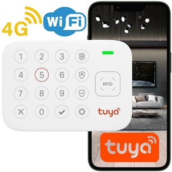 SYSTEM ALARMOWY BEZPRZEWODOWY DO DOMU WIFI GSM SMART TUYA ZESTAW APLIKACJA - Spreest