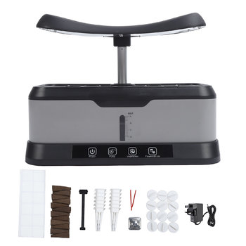 System hydroponiczny do uprawy w pomieszczeniach, 12 kapsułek, z oświetleniem LED i zestawem do kiełkowania roślin - Other