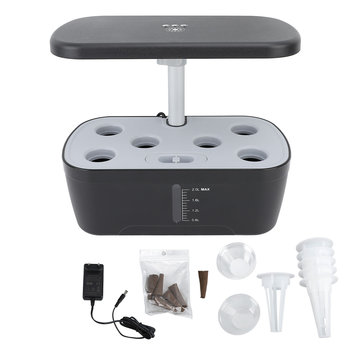 System hydroponiczny do uprawy w pomieszczeniach z 6 kapsułkami, zestawem do kiełkowania roślin i lampą do uprawy - Other