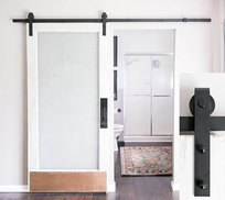 System rolki do pojedynczych drzwi przesuwnych barn door stodoła loft retro