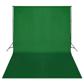 System zawieszenia tła z zielonym tłem 500 x 300 cm - VidaXL
