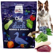 Syta Micha karma dla psa hipoalergiczna KACZKA JAGODY bezzbożowa 1,5kg