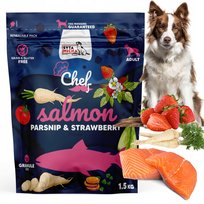 Syta Micha karma dla psa hipoalergiczna ŁOSOŚ TRUSKAWKA bezzbożowa 1,5kg