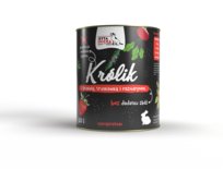 SYTA MICHA Karma mokra dla psa Królik z Brukwią 800g