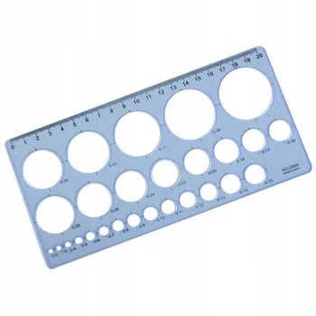 SZABLON KOŁOWY do quillingu z linijką - Loveart - Loveart