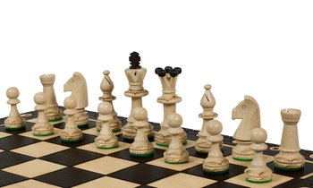 Szachy drewniane Consul Black (48x48cm) - Sunrise Chess & Games