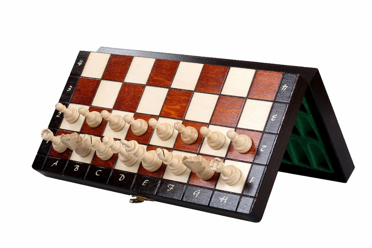 Szachy drewniane magnetyczne, Sunrise Chess & Games, gra planszowa