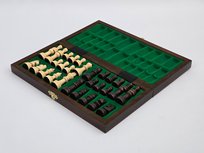 Szachy drewniane TURNIEJOWE SZKOLNE 28 x 28, gra planszowa, Szachy Syc