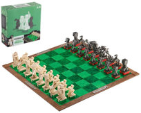 Szachy Minecraft - Overworld Heroes vs. Hostile Mobs - produkt licencjonowany, gra planszowa, The Noble Collection