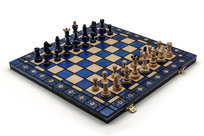 Szachy Senator, gra logiczna, Szachy Żurek, niebieskie