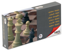 Szachy/Warcaby, gra logiczna, Cayro, wersja podróżna