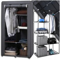 SZAFA MATERIAŁOWA SZAFA TEKSTYLNA TURYSTYCZNA składana organizer na ubrania