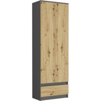 Szafa Mobene Modern 60 X 180 X 35 Cm Szuflada B-4