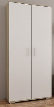 Szafa na ubrania ELIOR Pixelo 3R, biały, brązowy, 80x50x190 cm - Elior