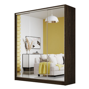 Szafa przesuwna MEBLO 2 180 WENGE - Meblify