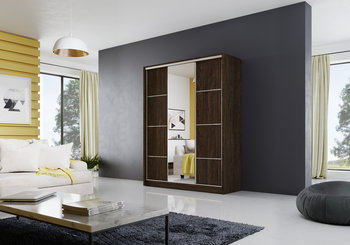 Szafa przesuwna MEBLO 4 150 wenge - Meblify