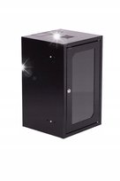 Szafa rack wisząca 10 9U 310x300 IP30 RAL9005 czarna SZW-10-9U-30-DS-C Inna marka