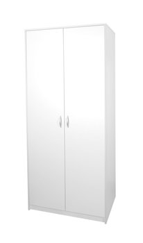 Szafa SARA MEBLE 2D, biała, 192,5x85,5x55 cm - Sara Meble