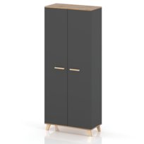 SZAFA SCANDI 80 CM GRAFIT WOTAN