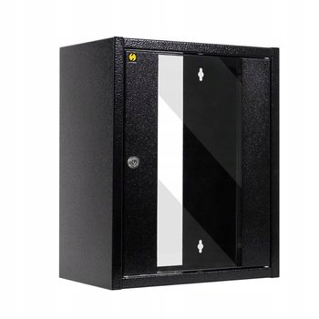 Szafa wisząca 10&#039;&#039; Netrack, 9U/300 mm - czarny, drzwi - Inny producent
