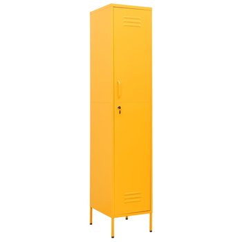 Szafka biurowa stalowa 35x46x180 musztardowy żółty - Zakito Europe