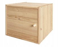 Szafka drewniana z drzwiczkami lakier bezbarwny