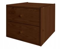 Szafka drewniana z szufladami kolor orzech