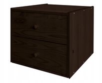 Szafka drewniana z szufladami kolor wenge