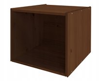 Szafka drewniana z tyłem kolor orzech