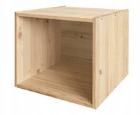 Szafka drewniana z tyłem niemalowana