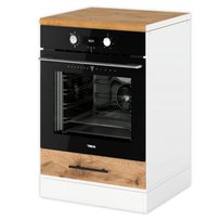 SZAFKA KUCHENNA DOLNA STOJĄCA POD DO PIEKARNIKA DĄB WOTAN 60CM KUCHNIA