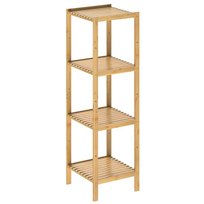 SZAFKA ŁAZIENKA PRZEDPOKÓJ BAMBUSOWA 4 PÓŁKI