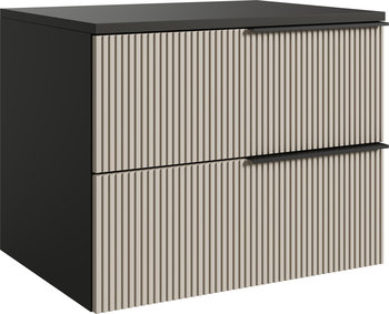 Szafka łazienkowa Kler 60 antracyt/kaszmir elegancka nowoczesna - Meblify