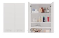 Szafka Łazienkowa Nad Pralkę POLA MINI DD Biały Topeshop