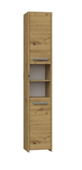 Szafka Łazienkowa S30 Regał Słupek 30Cm Dąb Artisan Topeshop - Topeshop