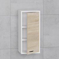 Szafka łazienkowa wisząca słupek dąb sonoma 74,4 cm