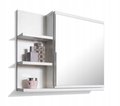 Szafka łazienkowa z lustrem lewa, DOMTECH, biała, 60x50x14,1 cm - DOMTECH