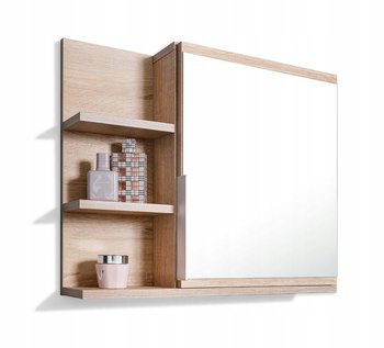 Szafka łazienkowa z lustrem lewa, DOMTECH, dąb sonoma, 60x50x14,1 cm - DOMTECH