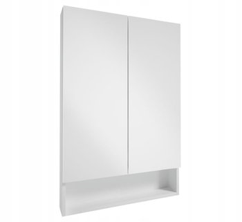 Szafka łazienkowa z lustrem wisząca biała 60x90 cm Lupo - DEFTRANS