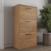 Szafka na buty Home  3d dąb craft złoty
