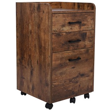 Szafka na kółkach z szufladą ciemny brąz stolik 42x40x72 VBS3 Begryf - BEGRYF