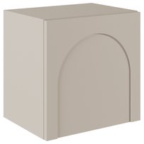 Szafka nocna Arkadia jednodrzwiowa z frezowanymi frontami 50 cm kaszmir