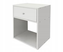 Szafka nocna drewniana kolor biały