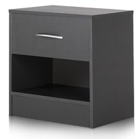 Szafka Nocna Komoda Szuflada Antracyt 39X28X41