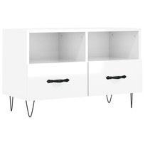 Szafka pod TV biała 80x36x50 cm