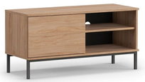 Szafka RTV 100 QUERTY QT-04 Dąb Naturalny LOFT Nowoczesna Do Salonu Pokoju QT-04