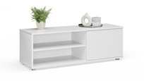 Szafka RTV VIVA 110 cm Stolik TV Komoda pod telewizor biała